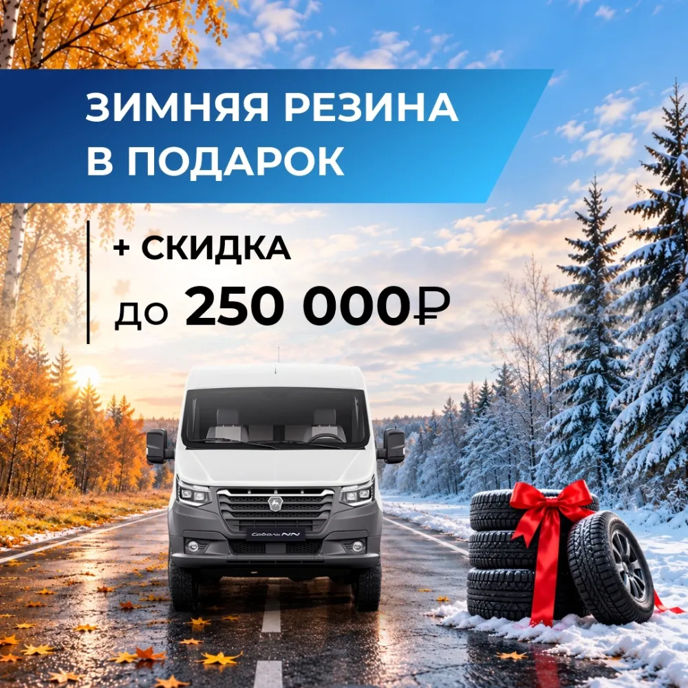 Зимняя резина в подарок + скидка 250.000₽